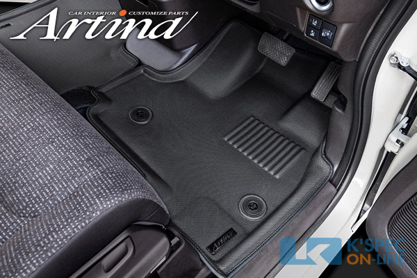 アルティナ カジュアルチェック フロアマット ホンダ ステップワゴン RF1・RF2 回転シート車 1996年05月〜 選べる6カラー