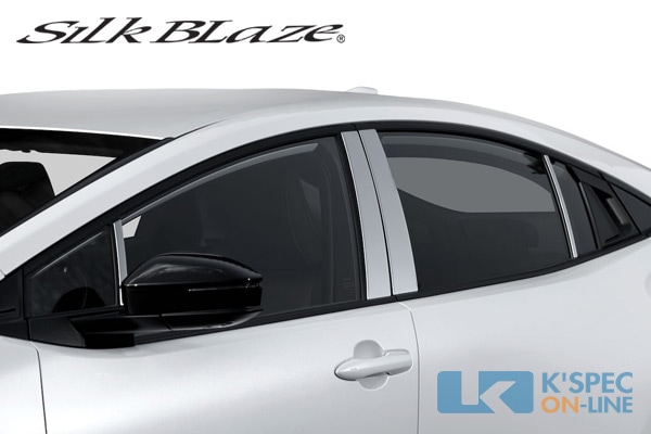 プリウス60系 Prius ピラーカバー【G】 SilkBlaze【60系プリウス】ピラーカバー | SilkBlaze,ステンレスパーツ