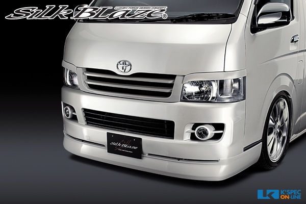 200系ハイエース1型2型標準TOYOTAホワイトエンブレムメッシュグリル