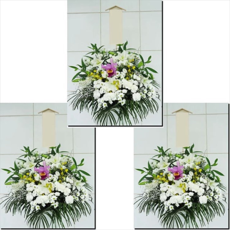 花葬 葬儀 供花 16500円税込 3個セット 1つ15700円税込 合計47100円