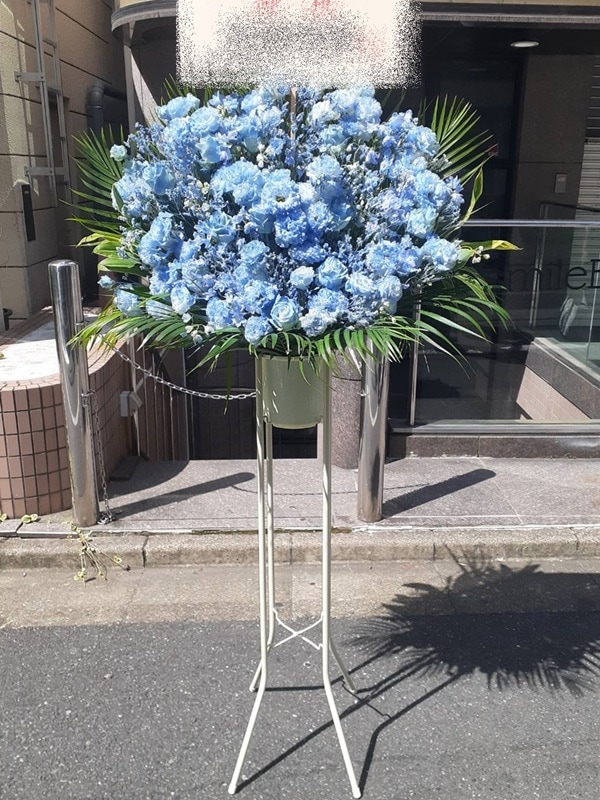 水色系 スタンド花 1段 税込 18000円 1187st1-16091