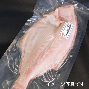 【煮付け・唐揚げ用】下処理済・赤かれい（冷凍）　１尾　約28-30cm程度　【浜坂産】　真空パック入り