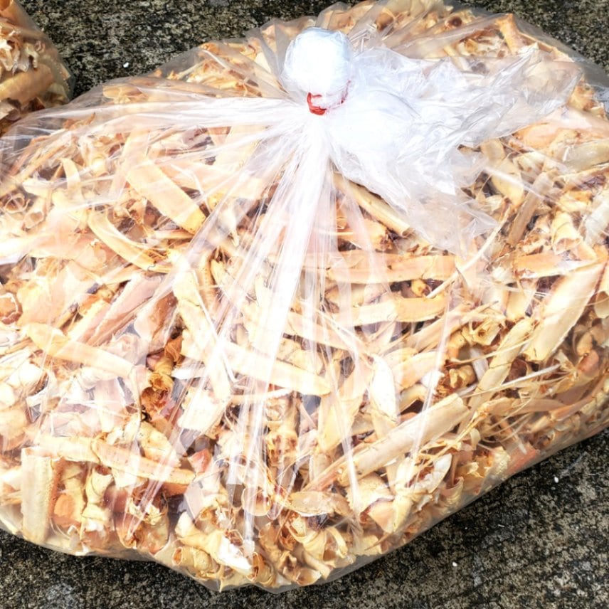 （送料無料）国内産　かに殻　3ｋｇ入　肥料用として　土壌改善　放線菌を増やしたい方に（カニ殻　農業　肥料）SDGs