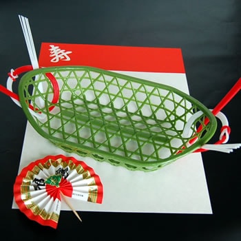 【同梱専用商品】焼き鯛用飾り３点セット　（焼だい飾り、祝たい）