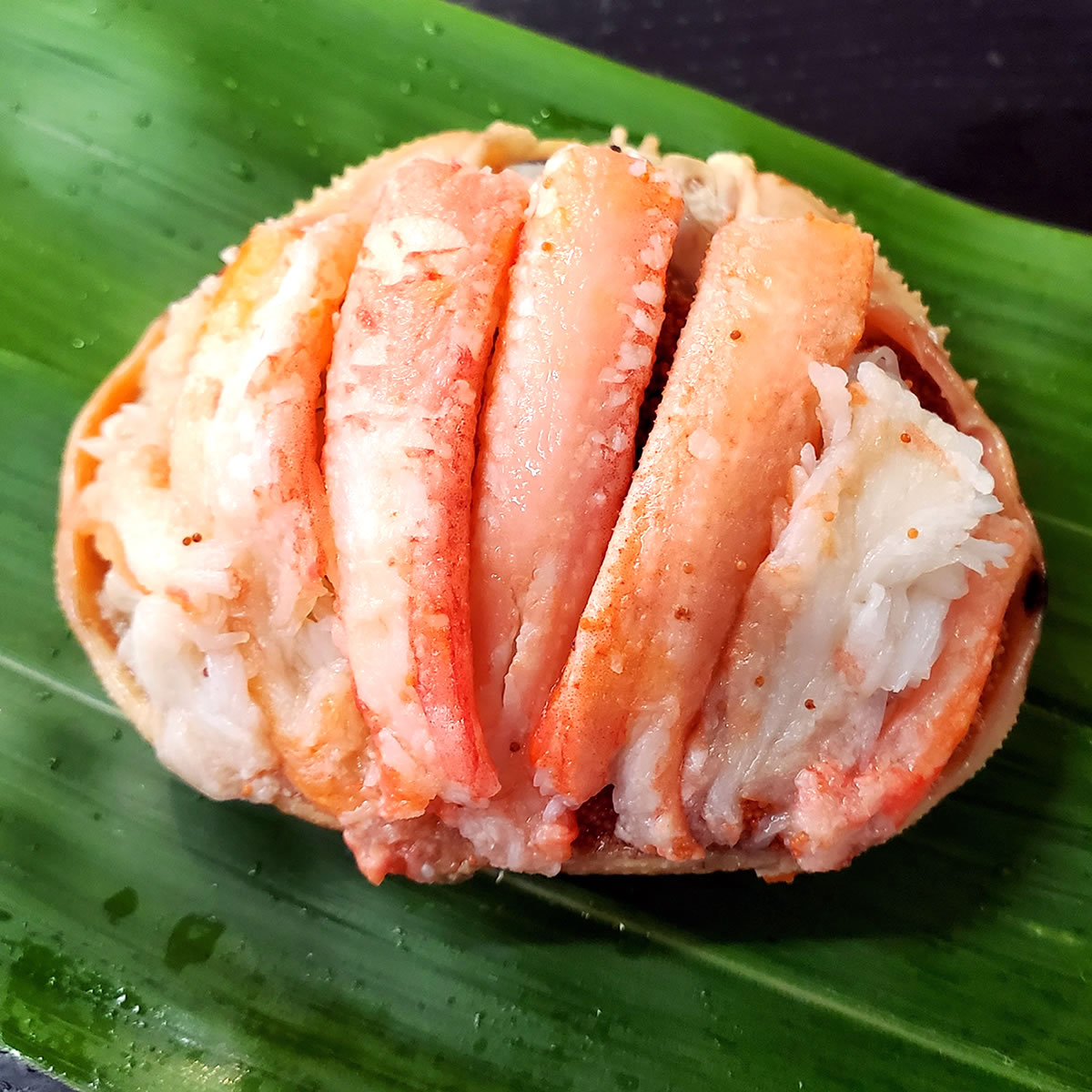 新物 子持ちがに甲羅盛（ボイル・冷凍）選りすぐり 特大サイズ 1個