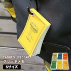 防水メモ帳 ノート グリッドメモパッド TAGGED LIFEGEAR Sサイズ ハイモジモジ リング付き ハトメ 方眼[M便 1/8]|マニュアル・ホイッスル|避難する