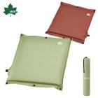 LOGOS セルフインフレート マルチクッション 枕 座布団 マット グリーン ブラウン 収納袋付き|LOGOS（ロゴス）|アウトドア