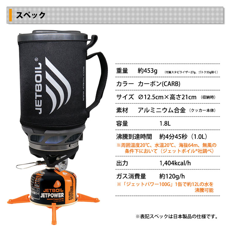 JETBOIL スモー SUMO ジェットボイル #1824382 ｜ あんしんの