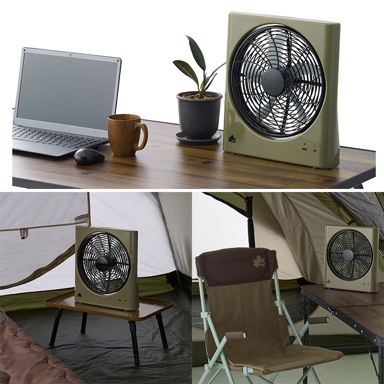 LOGOS マルチ na どこでも扇風機（充電・AC・乾電池) コードレス アウトドア