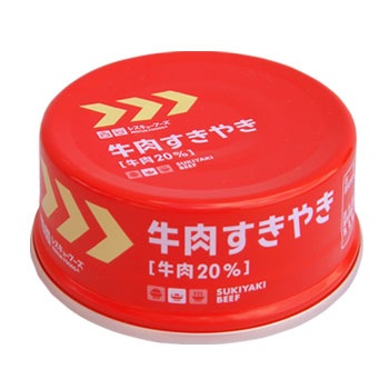 レスキューフーズ 牛肉すきやき缶24缶入り（非常食/ホリカフーズ/防災)