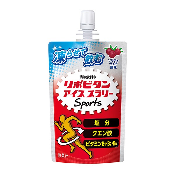 大正製薬 リポビタンアイススラリー Sports 120g ハニーレモン風味 りんご風味 ソルティライチ風味 凍らせて飲む リポビタン [M便 1/6]