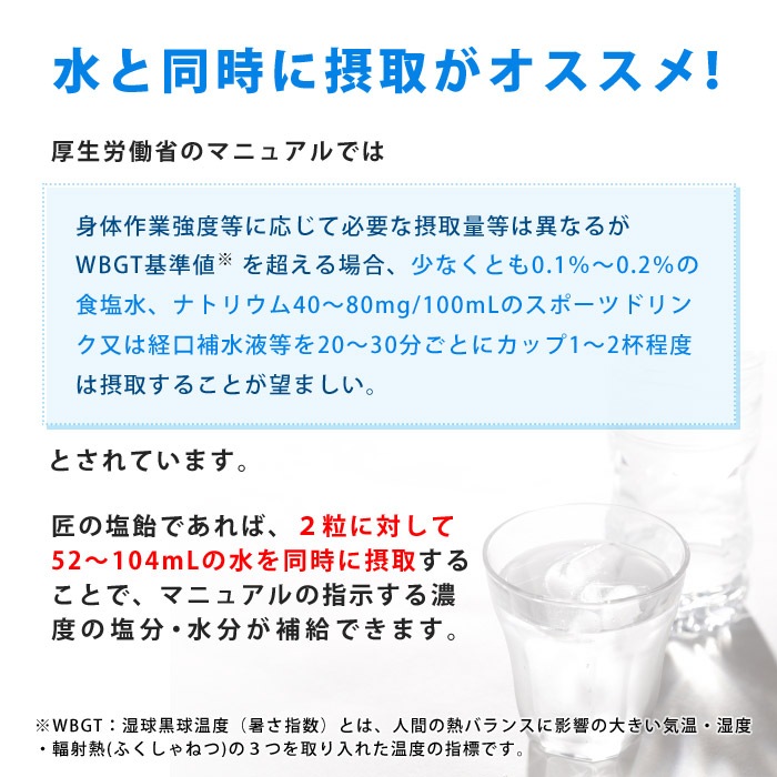 熱中症対策 サラヤ塩分補給キャンディ 匠の塩飴３種アソート750g マスカット味・レモン味・スイカ味 #27860