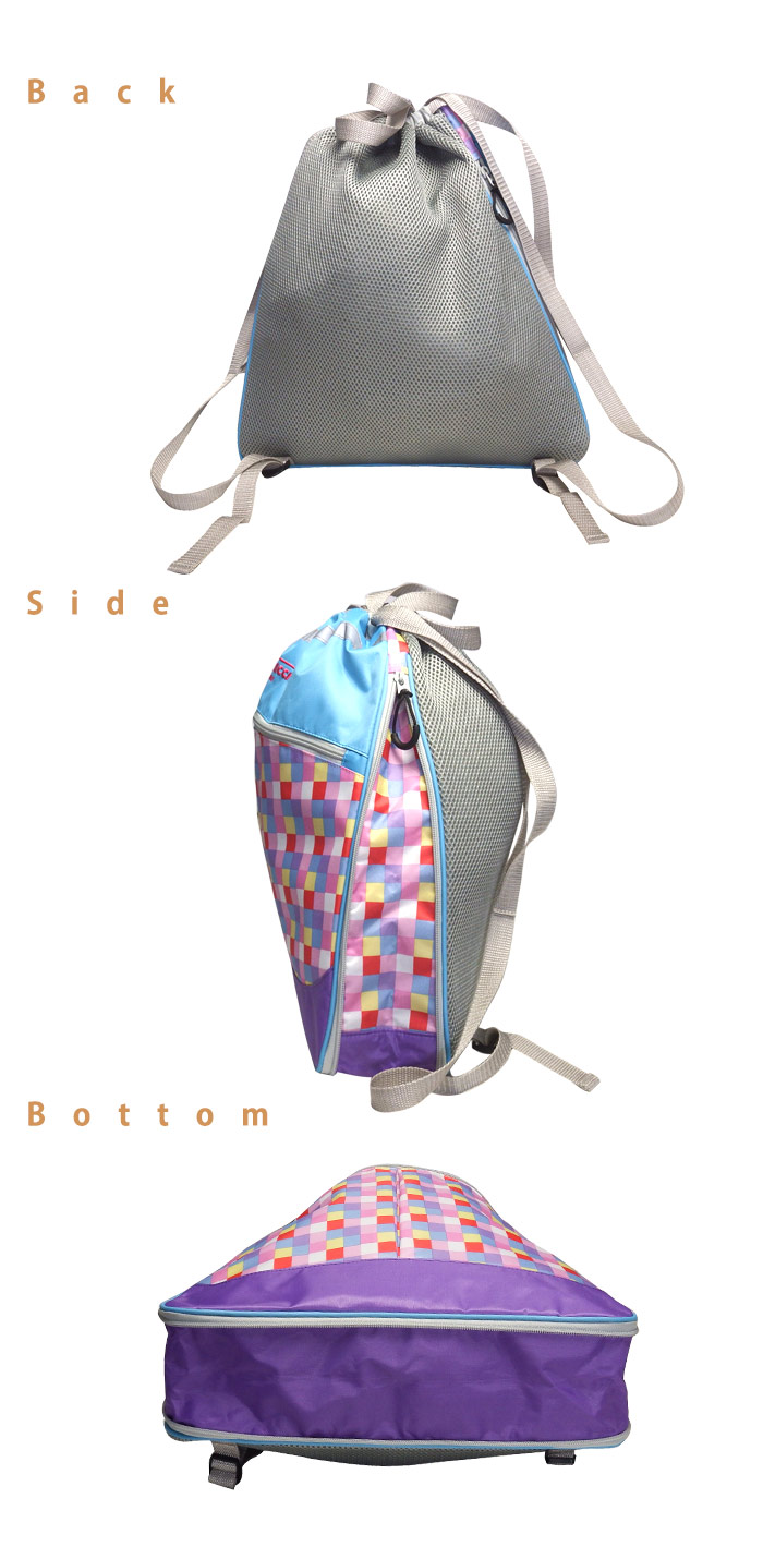 【在庫限り!SALE価格40%オフ!】ナップサックFiorucciピンクFJ-001P〔約13L〕(フィオルッチ バッグ サブバッグ)