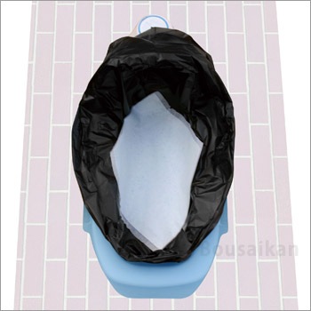 非常用トイレ防衛袋(ぼうえいたい)100回セット[和・洋式兼用]