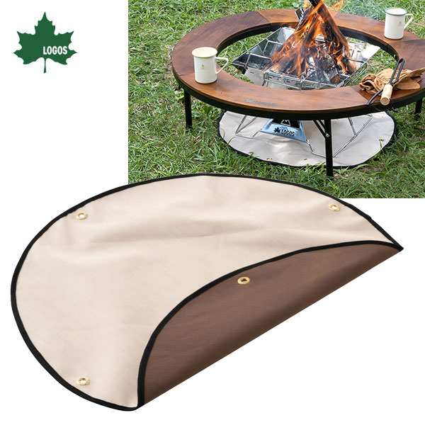 ロゴス 防火布 LOGOS 囲炉裏サークルテーブルL 耐火・断熱シート #81064035 耐火 耐熱 防火 [M便 1/1]