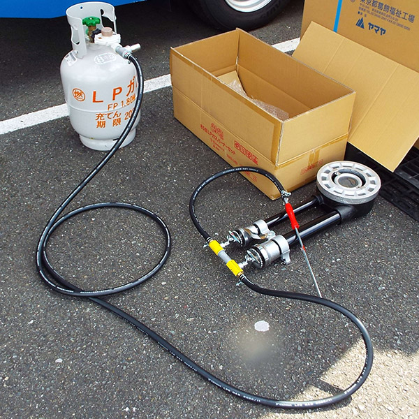 まかないくん85型用 LPガスバーナーセット ｜ あんしんの殿堂 防災館