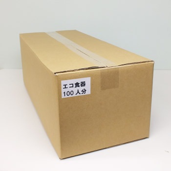 エコ食器セット100人分 使い捨て食器 紙皿 カトラリー 食器セット 大人数 炊き出し プラごみ削減