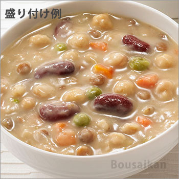 カゴメ野菜たっぷりスープ「豆のスープ160g」×30袋セット ｜ あんしん
