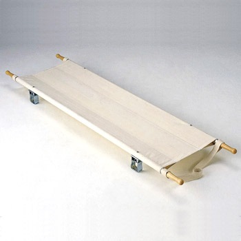 マツナガ担架 ２ツ折足付 アルミ製 松永製作所 Matsunaga 二つ折り