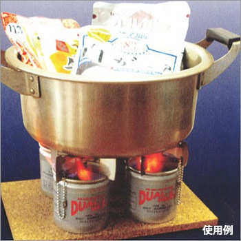 固形燃料デュアルヒート 小缶 130g 約2時間燃焼 消防庁非危険物認定品 コンロ 非アルコール 非危険物