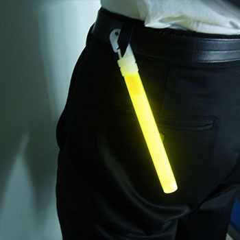 防災用簡易ライト １本 バラ売り ルミカライト 光る 明かり 灯り 安全 防災グッズ [M便 1/6]