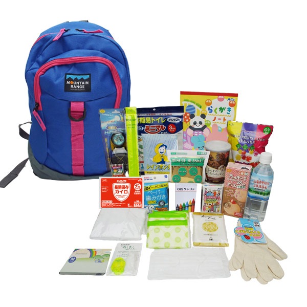 親子用防災セット 2人用（大人用1セット + 子供用1セット）家族防災セット　小学生 無料定期便対象親子用防災セット 2人用（大人用1セット