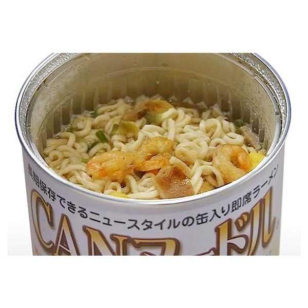 非常食 ラーメン カップ麺 CANヌードル 2号缶 6缶セット 3年保存