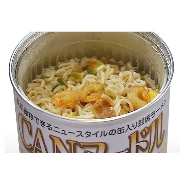 非常食 ラーメン カップ麺 CANヌードル 2号缶 6缶セット 3年保存 お取り寄せ商品 長期保存 麺 主食 防災 災害