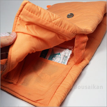 防災頭巾 Ｋタイプ ブルーNo:90006 オレンジNo:90007 日本防炎協会認定品 子供用 こども 学童 防災ずきん ズキン