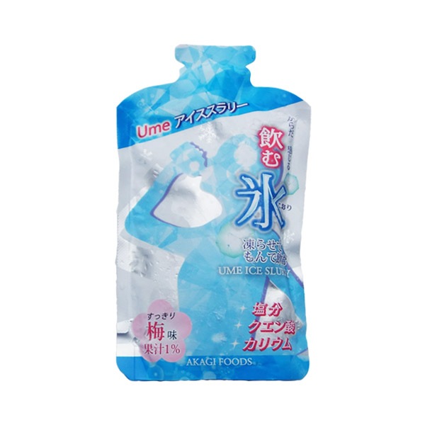 赤城フーズ 飲む氷 アイススラリー 梅味Ume・塩レモン味SaltyLemon 熱中症 予防 10袋入 80袋入