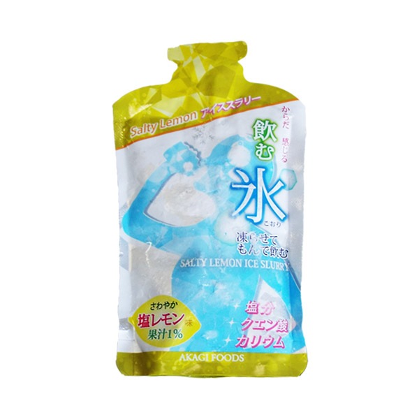 赤城フーズ 飲む氷 アイススラリー 梅味Ume・塩レモン味SaltyLemon 熱中症 予防 10袋入 80袋入
