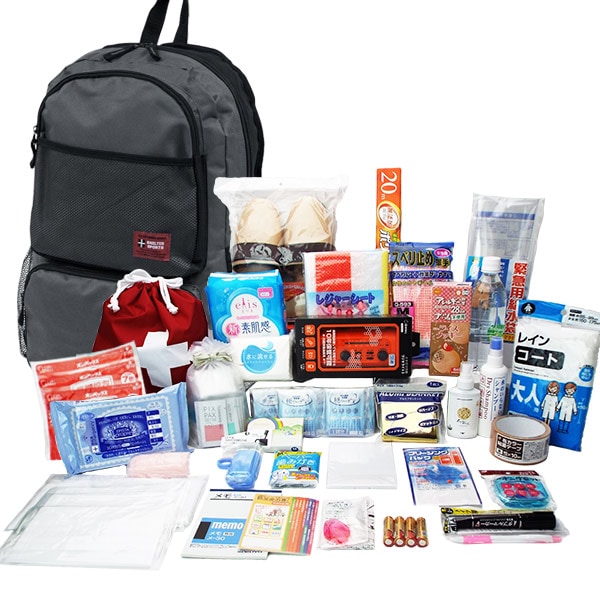 女性向け防災セット「たすかリ~ナ プラス」女性1人用|選べるリュック・避難持出袋・地震対策・防災用品【カイロの使用期限 2032年9月迄】