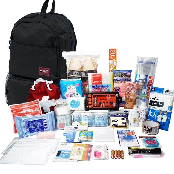 女性向け防災セット「たすかリ~ナ プラス」女性1人用|選べるリュック・避難持出袋・地震対策・防災用品【カイロの使用期限 2032年9月迄】