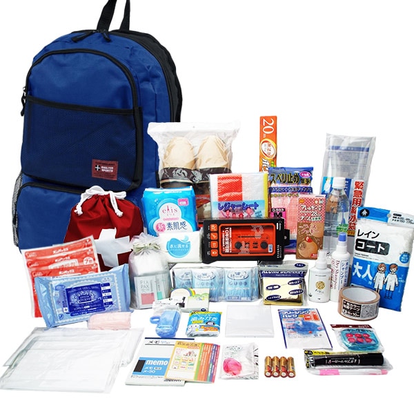 女性向け防災セット「たすかリ~ナ プラス」女性1人用|選べるリュック・避難持出袋・地震対策・防災用品【カイロの使用期限 2032年9月迄】
