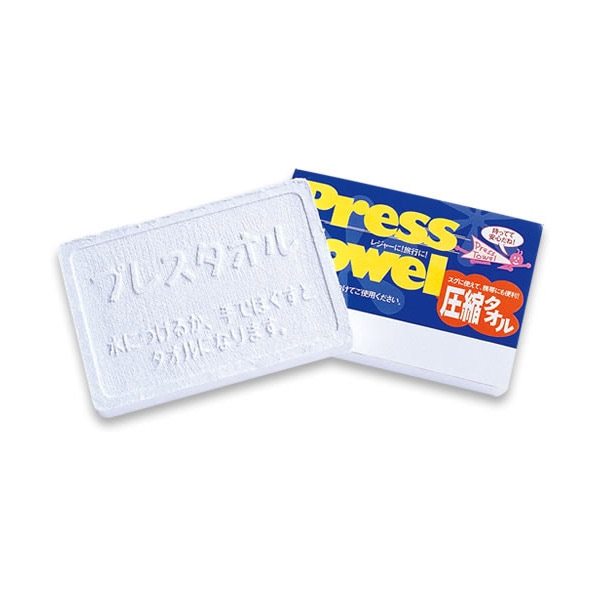 プレスタオル トランプ型（圧縮タオル/防災/災害/備え)[M便 1/9]