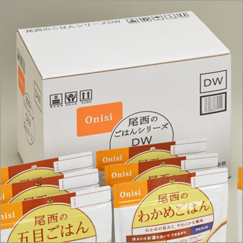 非常食アルファ米セット 尾西のごはんシリーズDW[和風・洋風組合せ]＋保存水６本入り（５年保存/アルファー米/アルファ化米)