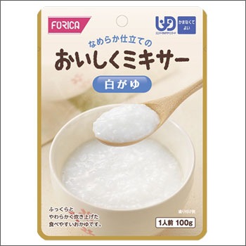 介護食 おいしくミキサー 主食 白がゆ×12袋セット 白粥 ホリカフーズ