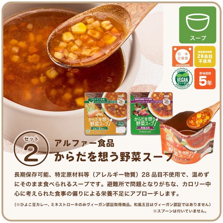 簡単スグごはん 1日分 非常食セット(3食)|保存食・長期保存・アレルギー対応【おかかおにぎり賞味期限2030年8月迄】