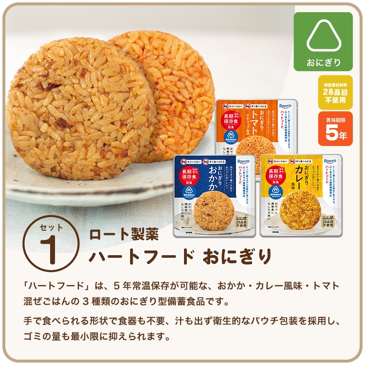 簡単スグごはん 1日分 非常食セット(3食)|保存食・長期保存・アレルギー対応【賞味期限2030年11月迄】