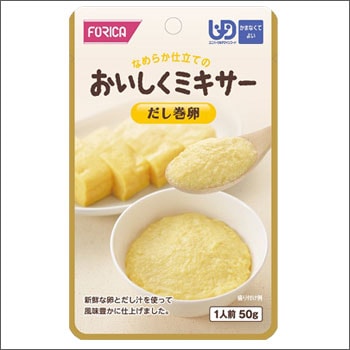 介護食 おいしくミキサー 副菜 だし巻卵×12袋セット 玉子 タマゴ ホリカフーズ レトルトミキサー食 噛まなくてよい