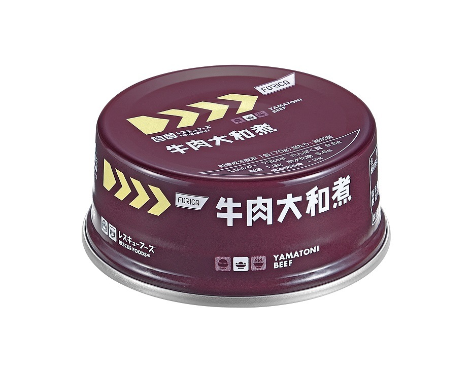 ホリカフーズ レスキューフーズ 牛肉大和煮 24缶入り 非常食 牛肉 大和煮 防災 缶詰 
