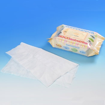 ウェットタオル ワイド 30枚入 600×300mm No:007-70137 からだふき ウエットティッシュ ウェットシート ボディケア 超大判 体拭き おしりふき 介護