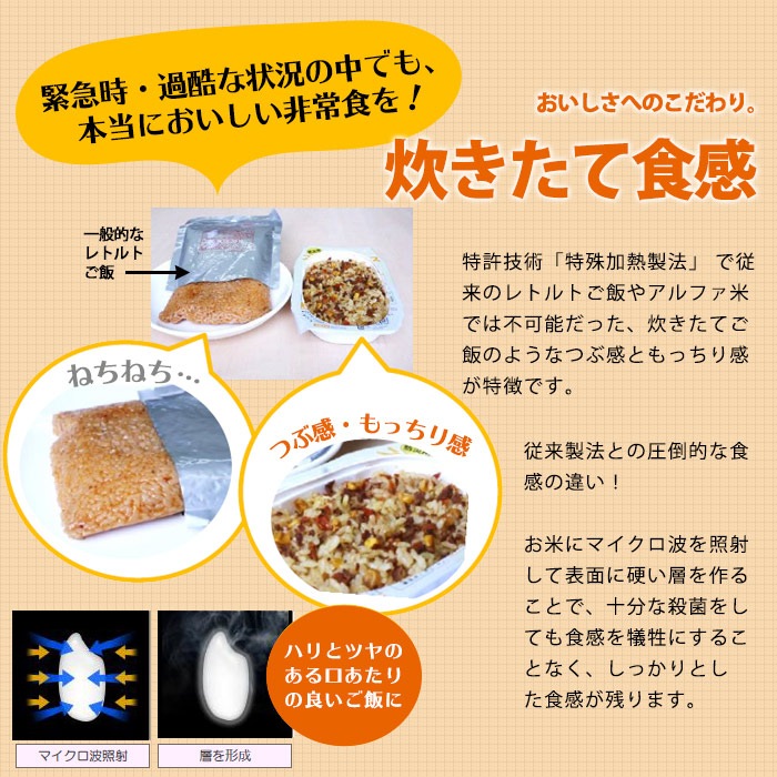 レトルト 非常食 ストックライス とり飯 200ｇ×24パック入 ケース販売 自衛隊食 調理不要 スプーンナイフ付