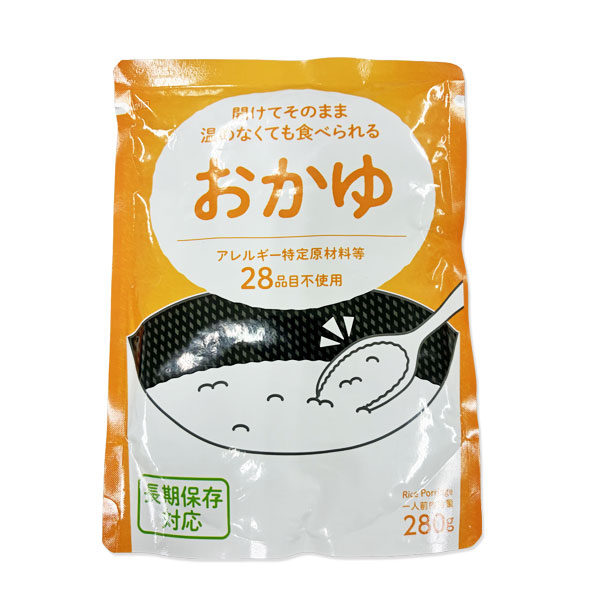 大平食品加工 長期保存対応おかゆ 280g ｜ あんしんの殿堂 防災館