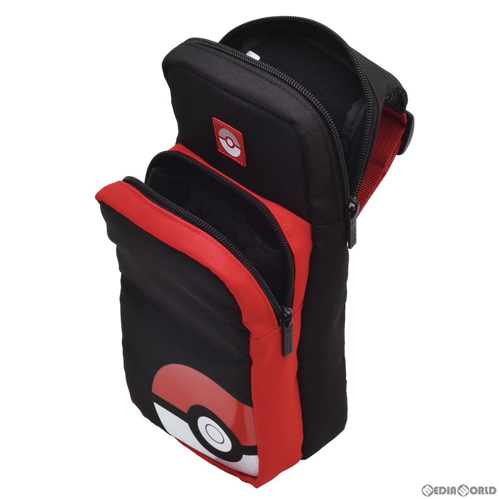 中古即納 acc switch ポケットモンスター ショルダーポーチ for nintendo switch ニンテンドースイッチ モンスターボール 任天堂ライセンス商品 hori nsw 170 20191115 ゲーム ホビー販売買取 メディアワールド