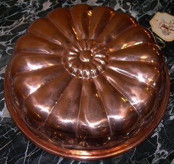 tortiera "margherita" in rame -  Ƽ 28cm - made in Italy by artisans