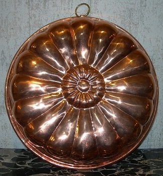 tortiera "margherita" in rame -  Ƽ 28cm - made in Italy by artisans