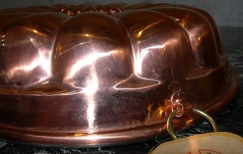 tortiera "margherita" in rame -  Ƽ 28cm - made in Italy by artisans