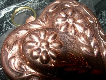 stampo per dolce "cuore" in rame -  Ƽ����������  - made in Italy by artisans