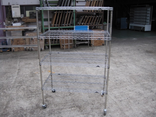 W1060xD610xH1680mm】【業務用】【未使用新古品】 キャスター付